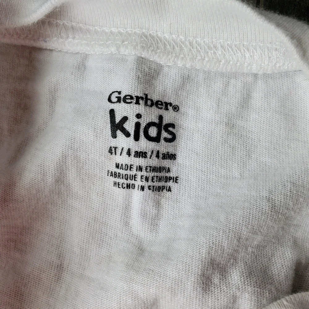 AUSTIN Toddler Boy Size 4T 2 Year Old Cotton Crewneck T-Shirt